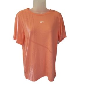 Reebok Coral Speedwich Women's Burnout Athletic Top Sz Small